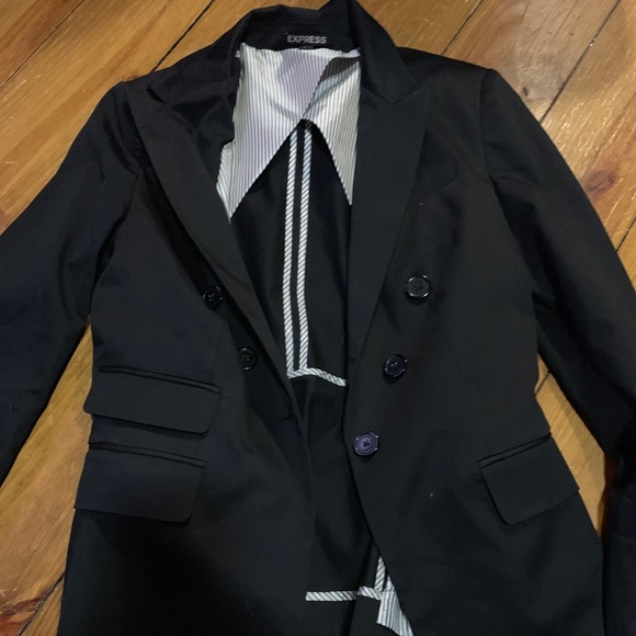 Express Black Blazer Jacket - Picture 1 of 3